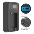 thumbnail image 4 of Battery Charger, Short Circuit Protection Discharge Protection Single Slot Battery Charger Plastic Material  For SX710 Camera, 4 of 8