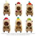 thumbnail image 1 of Peluche capibara 20 cm Plushmania con mochilas de frutas varios modelos 1 pieza, 1 of 4