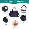 thumbnail image 3 of Large Insulated Lunch Bags for Women Men Leakproof Thermal Meal Lunch Tote Bag for Office Work Picnic Travel Palm Trees and Pineapples Pattern 9L, 3 of 5