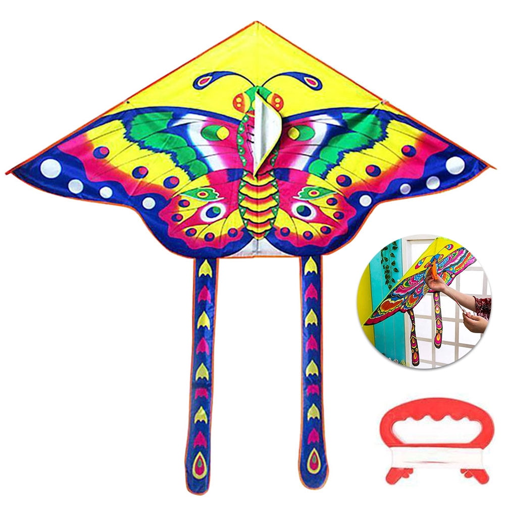 Jytue Butterfly Kite for Kids and Adults Large Butterfly Kites for children  Easy to Fly for Beginner Great Balance in the Beach Park Yard Perfect Kite  Kit for Outdoor Games Activities 