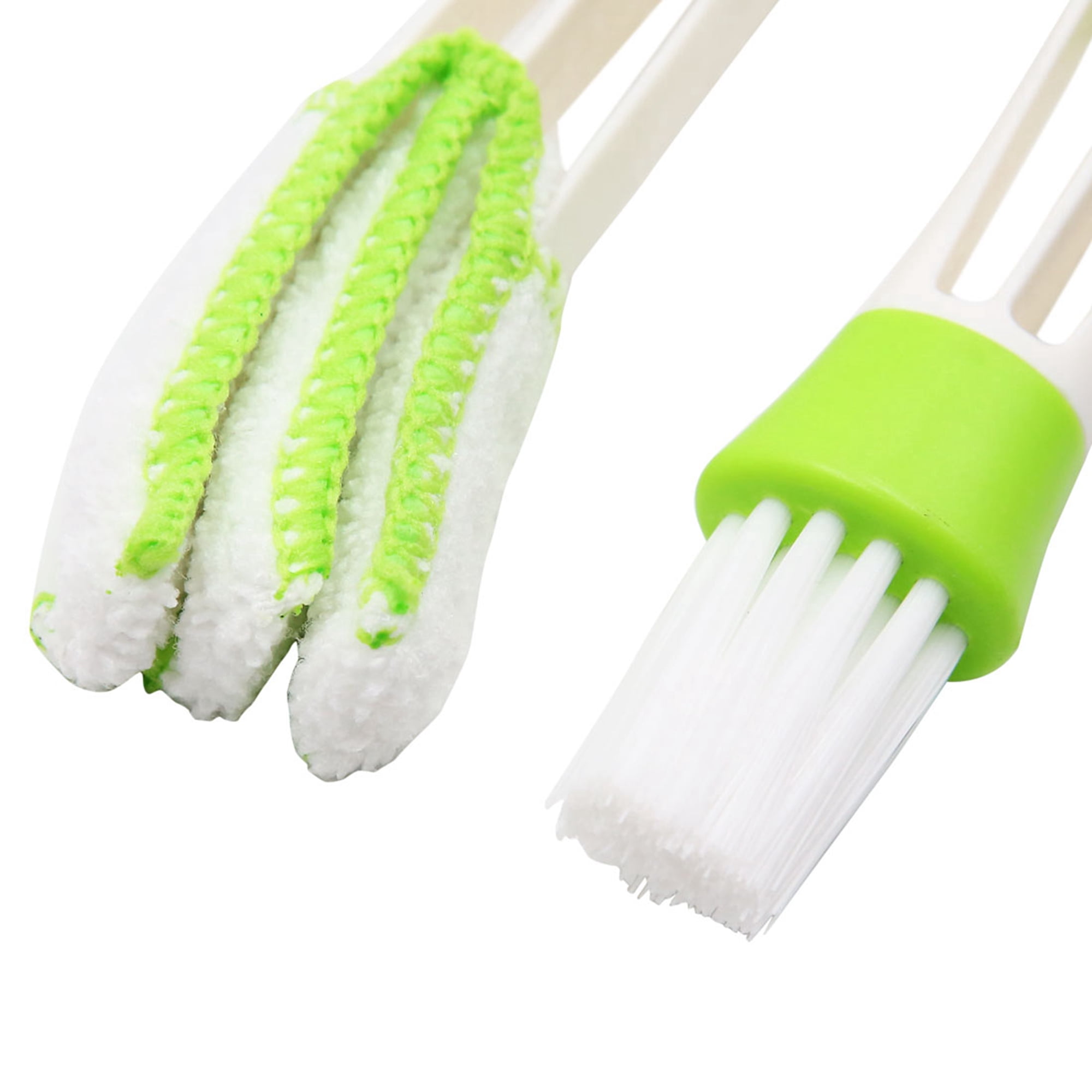 Unique Bargains 2pcs Double Sided Car Vent Air Condition Cleaner Window Brush