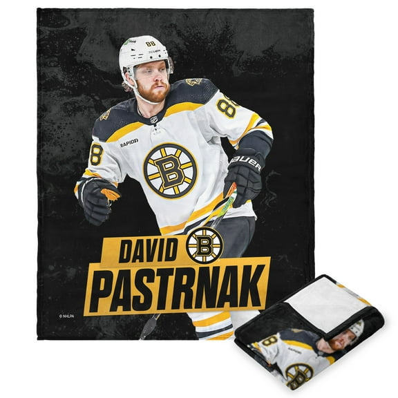 The Northwest Group David Pastrnak Boston Bruins 50" x 60" Player Silk Touch Throw Blanket