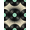 Black Mint Cream, Pattern 1, variant on ODIKA 2'x3' Washable Accent Rug Cd Record Retro Stacked Discs Bold Spinning Groove Disc Vinyl Refined Structured for Bedroom, Nursery, RV, Pet Friendly, Bedside Mat