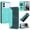 Dark Green, variant on Leather For Samsung Galaxy S26 Edge 5G 6.7-inch Case , RFID Blocking,Flip Color blocking Wallet Leather Case With Card Holder Magnetic Closure Shockproof Kickstand Protective Phone Cases Cover