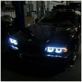thumbnail image 2 of BMW E38 7-Series 740i 740i Black Clear Dual Halo LED DRL Projector Headlights, 2 of 4