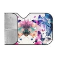 thumbnail image 2 of ZICANCN Car Sun Shades Front Windshield, Beautiful Watercolor Butterfly Automotive Front Window Sun Shield Visor, Small Size, 2 of 9