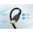 thumbnail image 4 of Monoprice USB 2.0 Cable - 1.5 Feet - Black | USB Type-A Male to USB Mini Type-B 5-Pin, 28/24AWG, Gold Plated For Digital Camera, Cell Phones, PDAs, MP3 Players, Dash Cam, 4 of 4