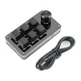 thumbnail image 3 of Mechanical Multifunctional Gaming Keyboard Home Portable USB Driver Free Mini Keypad Programmable Key Board Desktop PC Laptop Black, 3 of 9
