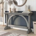 thumbnail image 6 of Furniture of America Linx Rustic Wood Rectangle Console Table in Gray Oak, 6 of 8