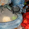 thumbnail image 4 of HOOWIFFY Relaxation Water Feature For Yard Tabletop Water Fountain Grey Plastic Indoor Decor 1Set, 4 of 6