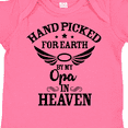 thumbnail image 4 of Inktastic Handpicked for Earth by My Opa in Heaven with Angel Wings Boys or Girls Baby Bodysuit, 4 of 5