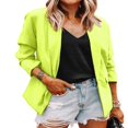 thumbnail image 1 of Womens Suit Coat Jacket Open Front Long Sleeve Work Office Blazer, 1 of 4