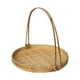 thumbnail image 1 of Cesta de fruta tejida Bandeja para servir Ratán multipropósito con asas Decoración Bandejas otomanas Bandeja para hornear pan para picnics Cocina 22 cm de diámetro Sunnimix Cesta tejida, 1 of 8