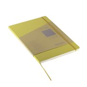 Fabriano Ecoqua Plus Stitch-Bound Notebook, 8.3 x 11.7, A4, Graph, Yellow