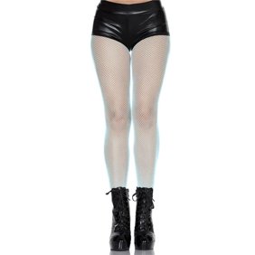 Sky Hosiery 9001-SKY BLUE Fishnet Seamless Pantyhose, Sky Blue