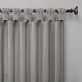 thumbnail image 6 of Archaeo Sarro Washed Cotton Twist Tab Curtain, 52" x 63", 6 of 8