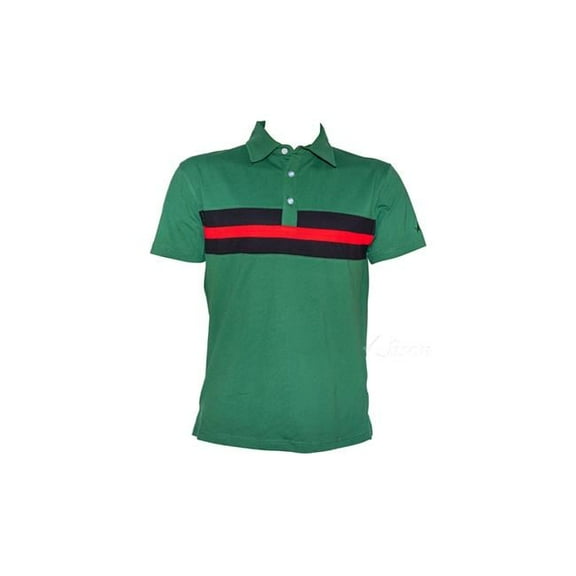 Old Modern Handicrafts Hemingway Pilar Green w. Black & Red Stripes Regular Fit Polo Shirt by Alison Nautical