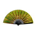 thumbnail image 4 of Ventilador Plegable de 13 Pulgadas Ventilador de Mano Colores Aplaudir Abanicos Bailar Ventilador de Mano Plegable Grande, 4 of 6