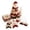 E, variant on Charming DIY Quilted Christmas Tree Kit Fabric Patchwork Sewing Set Handmade Holiday Tabletop Decor Layered Ornament Craft Gift