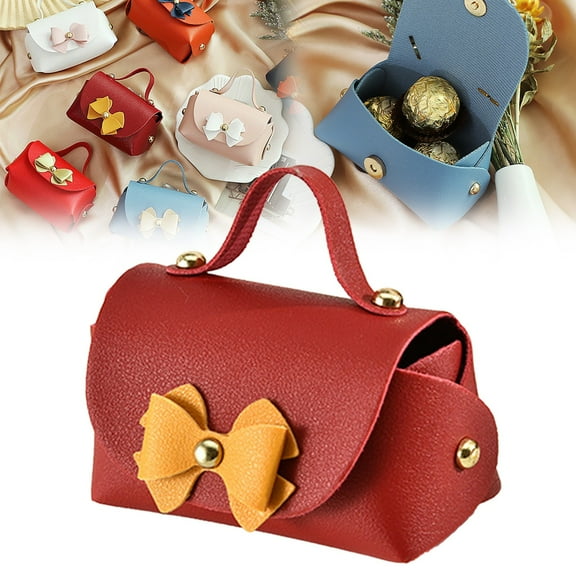 Wedding Candy Box Empty Box European Candy Packaging Box Hand Held Leather Candy Bag Wedding Bridesmaid Gift Many Candy Packaging Boxes Are Designed Specifically For Holidays O