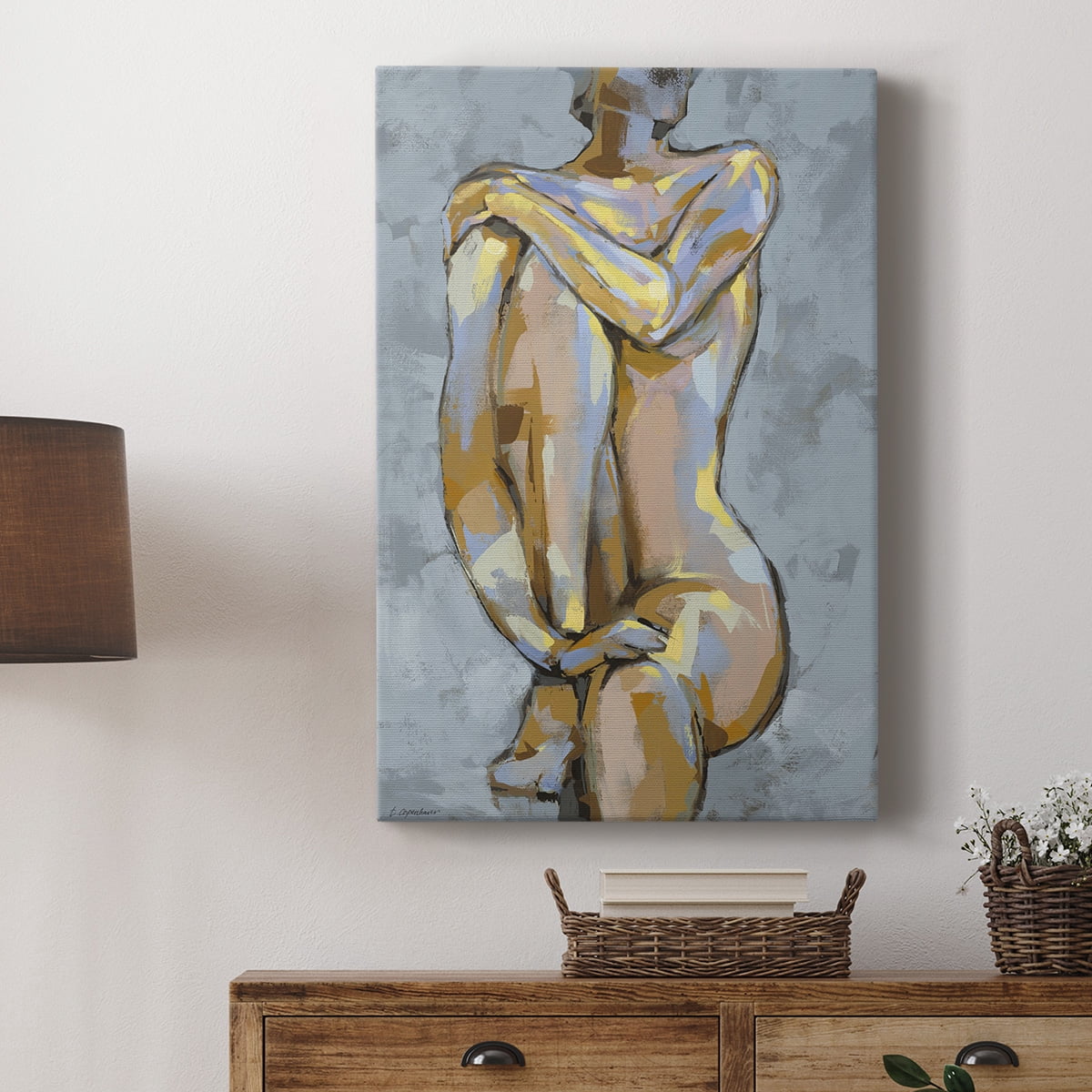 Grey Maiden I Premium Gallery Wrapped Canvas - Ready to Hang