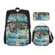 thumbnail image 1 of Balery Comic Airplane Cockpit Illustration Mochila Escolar 3 en 1 para Niños - Mochila Resistente con Lonchera Térmica y Estuche - Mochila Escolar para Niños y Niñas, 1 of 7