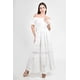 thumbnail image 4 of Vestido bordado Off Shoulder Roman Fashion /Juvenil, 101 (Blanco) blanco G, 4 of 5