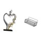 thumbnail image 5 of Estatua de pareja,Figura de pareja besándose,regalo de boda moderno,Cesta de almacenamiento,Cesta organizadora de almacenamiento de cocina colgante de alambre,Organizador de pared para baño, 5 of 8