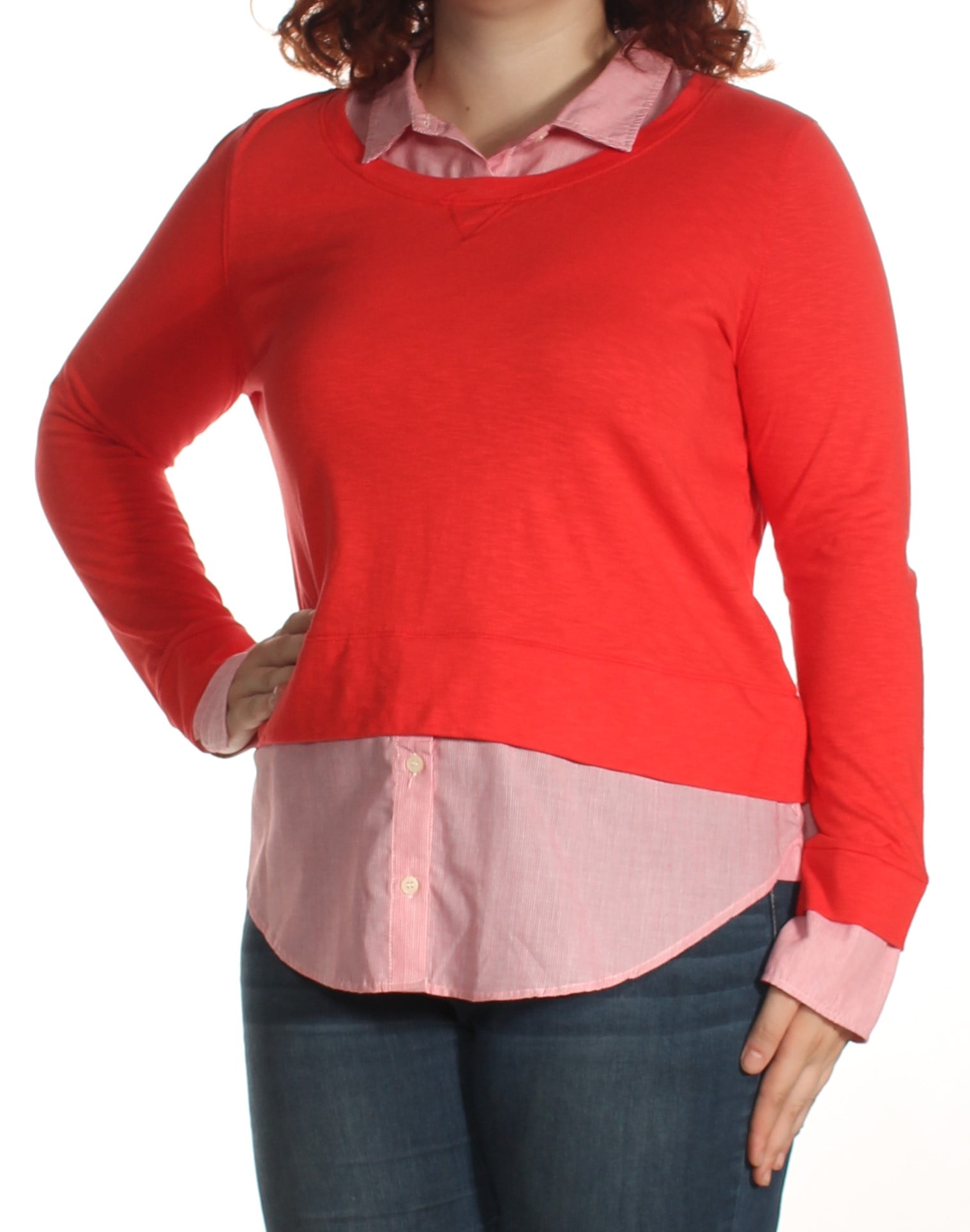 long sleeve tommy hilfiger top womens