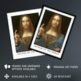 thumbnail image 2 of Artery8 Leonardo Da Vinci Saviour Of The World Salvator Mundi Living Room Art Print Framed Poster Wall Decor 12x16 inch, 2 of 3