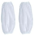 thumbnail image 3 of 100Pcs Disposable Protective Arm Sleeve Non Woven Fabric Lightweight for Painting, Cleaning Breathable Soft Protection Accessory Durable White, 3 of 3