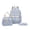 Blue, variant on Weebloom Large School Backpack With Lunch Box Pencil Case For Kids Boys Girls Cute 3Pcs School Bags Set Large Capacity Daypack College Bookbag Elementary Middle School Blue