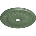 thumbnail image 3 of 31 5/8"OD x 3 5/8"ID x 1 7/8"P Gorleen Ceiling Medallion (Fits Canopies up to 3 5/8"), Hand-Painted Athenian Green, 3 of 7
