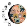 thumbnail image 5 of Bingfone Colorful Dogs Spare Tire Cover Weatherproof Universal Wheel Protectors For Rv Camper Travel Trailer Suv Truck 17 Inch, 5 of 9
