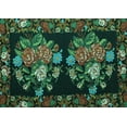thumbnail image 1 of Ahgly Company Machine Washable Indoor Rectangle Medallion Turquoise Blue French Area Rugs, 2' x 4', 1 of 4