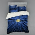 thumbnail image 2 of Ambesonne Landscape Bedding Set 3 Pcs, Full Moon in Woods, Twin XL, Blue, 2 of 3