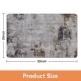 thumbnail image 2 of Style Meets Comfort in this 20x32 inch Modern Abstract Gray Runner Rug: Non-Slip, Low Pile, Machine-Washable, Perfect for Bathroom, Kitchen, Entryway, 2 of 5