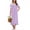 Light Purple, variant on Cotton Nightgowns for Women Vintage Victorian Nightgown Short Sleeve Lace Night Gown Long Nightdress Soft Nightshirt