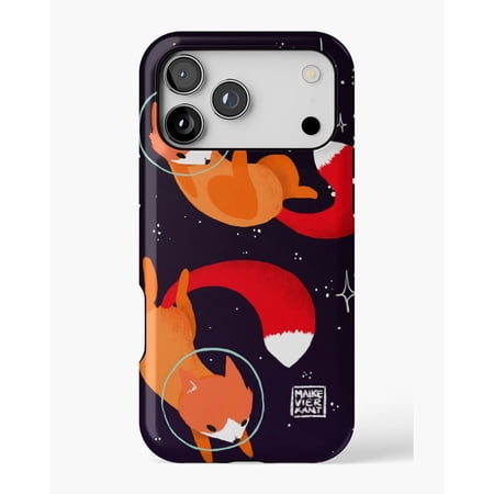 Space Foxes H494 Premium Durable Case for iPhone 17 16 15 14 13 12 11 Pro Max – Unisex Style
