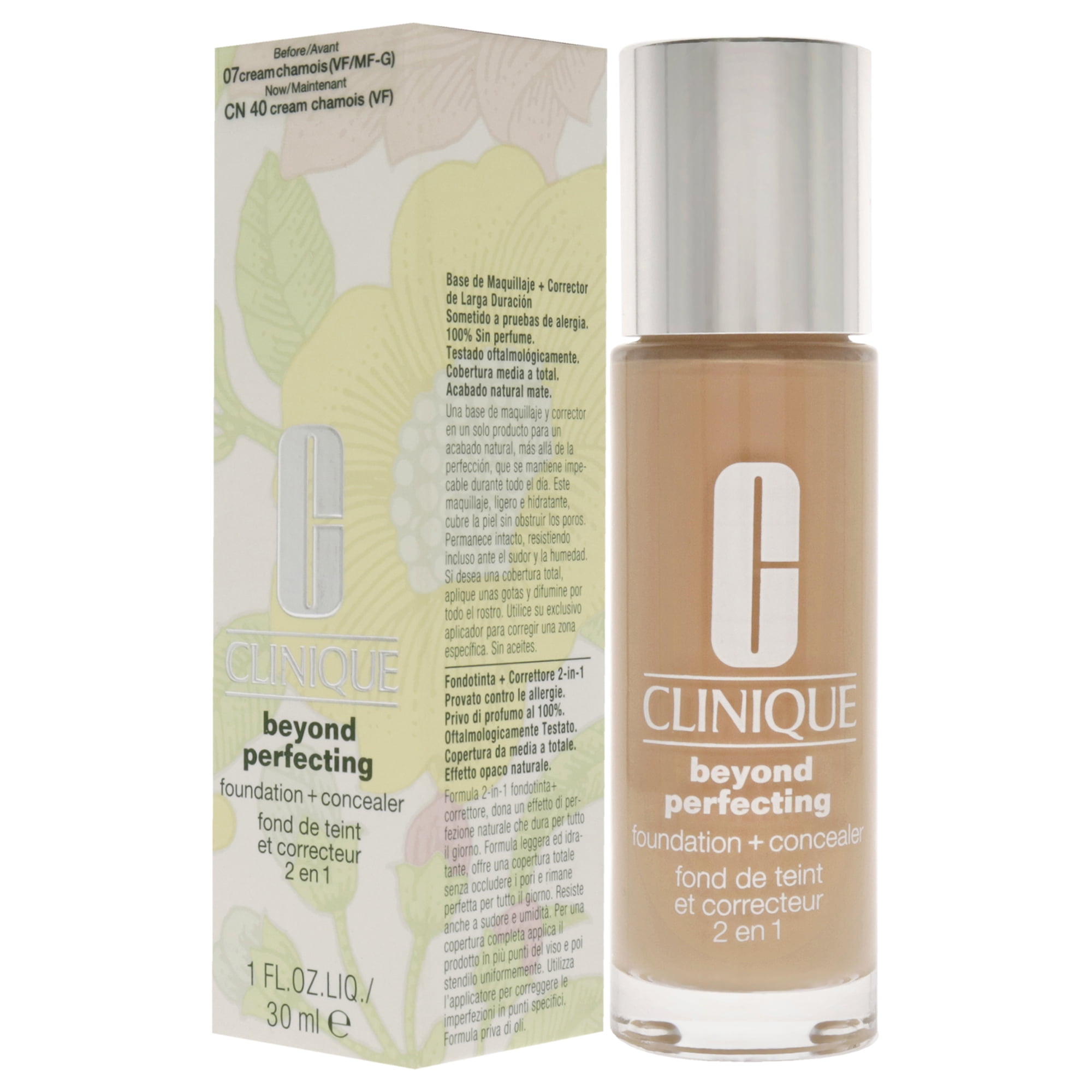 Clinique Beyond Perfecting Foundation Plus Concealer - 40 Cream Chamois oz Makeup -