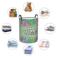 thumbnail image 7 of Cauagu Summer for Laundry Basket,Collapsible Organizer Basket for Storage Bin Toy Bins Gift Baskets Bedroom Clothes Children Nursery Hamper -Medium, 7 of 7