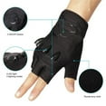 thumbnail image 6 of LED Cycling Gloves Half Finger, Savior Summer Mountain Bike Gloves, Rechargeable Battery 3 Modes High Brightness Double Switch Flashlight Gloves for Night Running Riding Exercising,Working, 6 of 8