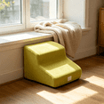 thumbnail image 6 of Dog Ramp for Couch Or Bed, Non-Slip 2 Step Pet Ramp for Couch Or Bed, Yellow | High-Density Foam Support, Dog Stairs for High Beds, Suitable for Short-Legged Dogs, Injured Pets, 6 of 6