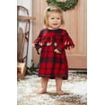 thumbnail image 3 of Mud Pie Girls Christmas Holiday Tartan Tassel Dress-12-18M, 3 of 3