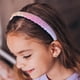 thumbnail image 4 of Diademas con purpurina para niñas, diademas de estrella arcoíris para accesorios para el cabello de niñas pequeñas, diadema infantil gruesa y brillante, 4 of 5