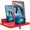 Red, variant on Rotating Phone Display Magnifier 18Inch Wide View Anti Fatigue Foldable ABS Frame