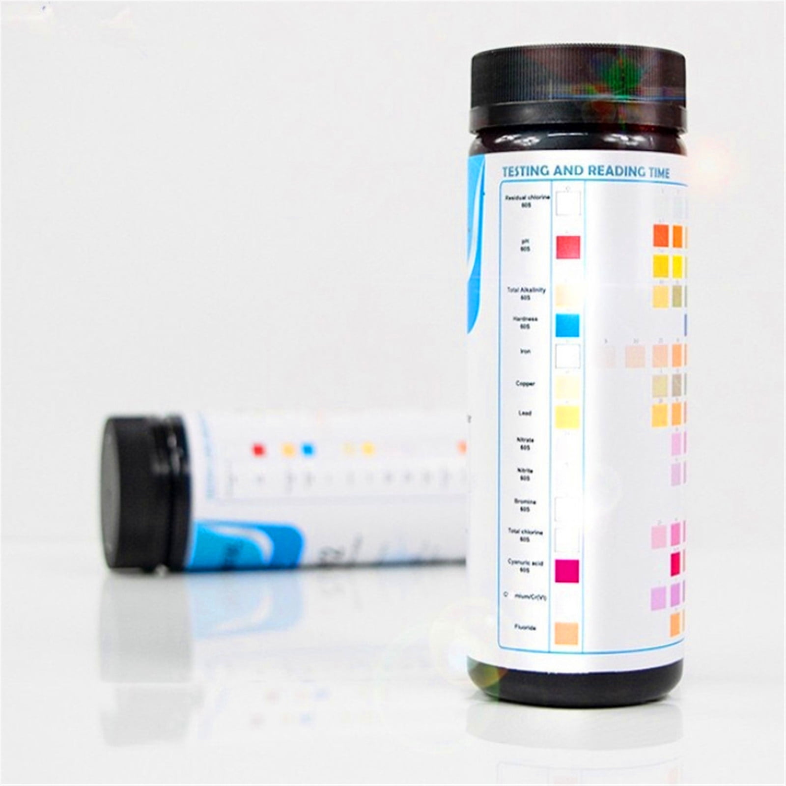 pH Test Strips 0-14: 50 Strips Universal pH Test Paper Test Strips for Drinking Water, Aquarium, Pool, Hot Tub, Spa,100ct Litmus Paper pH Testing Soap Making and Food