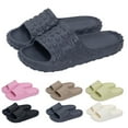 thumbnail image 2 of NOKIO Clearence Women’s Oversized Slide Slippers Non-Slip Indoor Shoes Ultra-Cushioned Sole Breathable Design for Home/Office Summer Comfort, 2 of 9