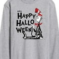 thumbnail image 3 of Dr. Seuss - Happy Halloween Skeleton Cat - Men's Long Sleeve T-Shirt, 3 of 6