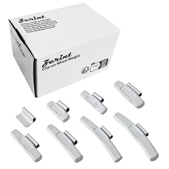 P-M80Z Wheel Weight Kit P Style Grey 80 pcs/kit: 1/4 oz, 1/2 oz, 3/4 oz, 1 oz 15 pcs Each, 1 1/4 oz, 1 1/2 oz, 2 oz and 2 1/2 oz 5 pcs Each